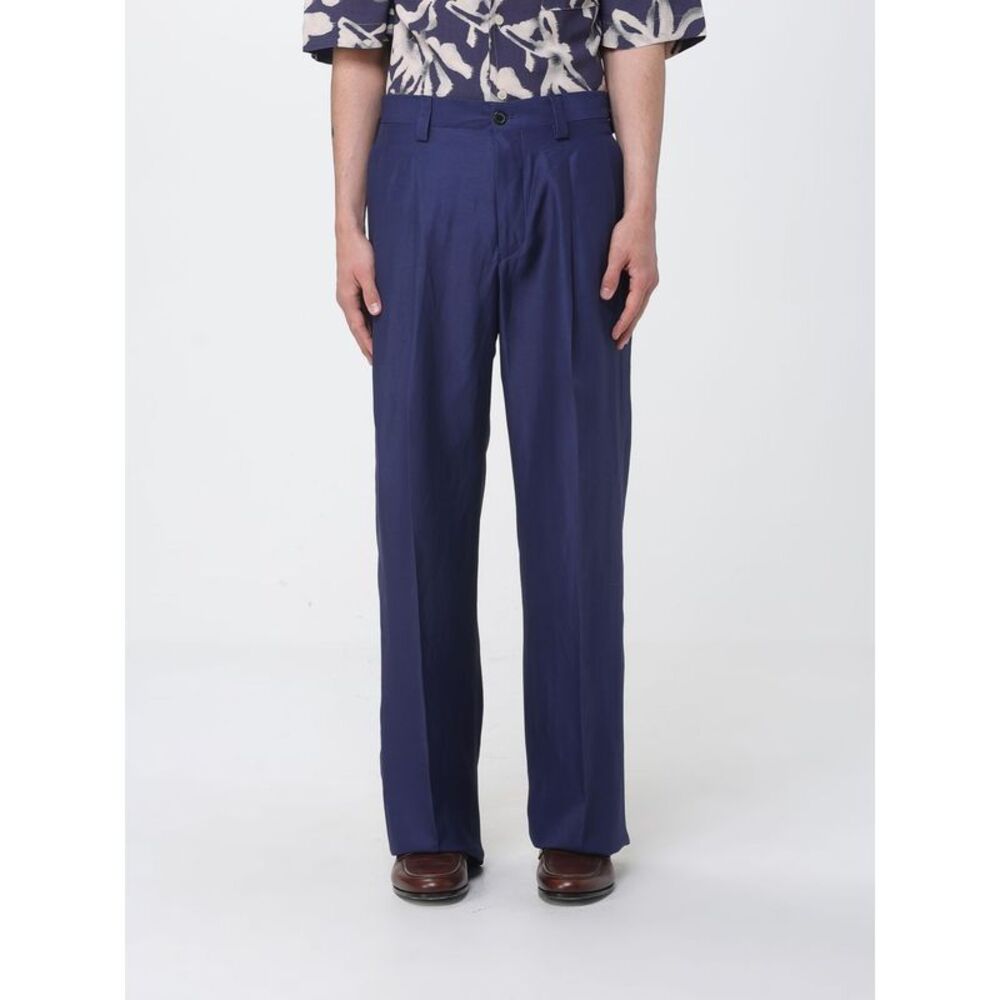 Laneus Pants Men Blue